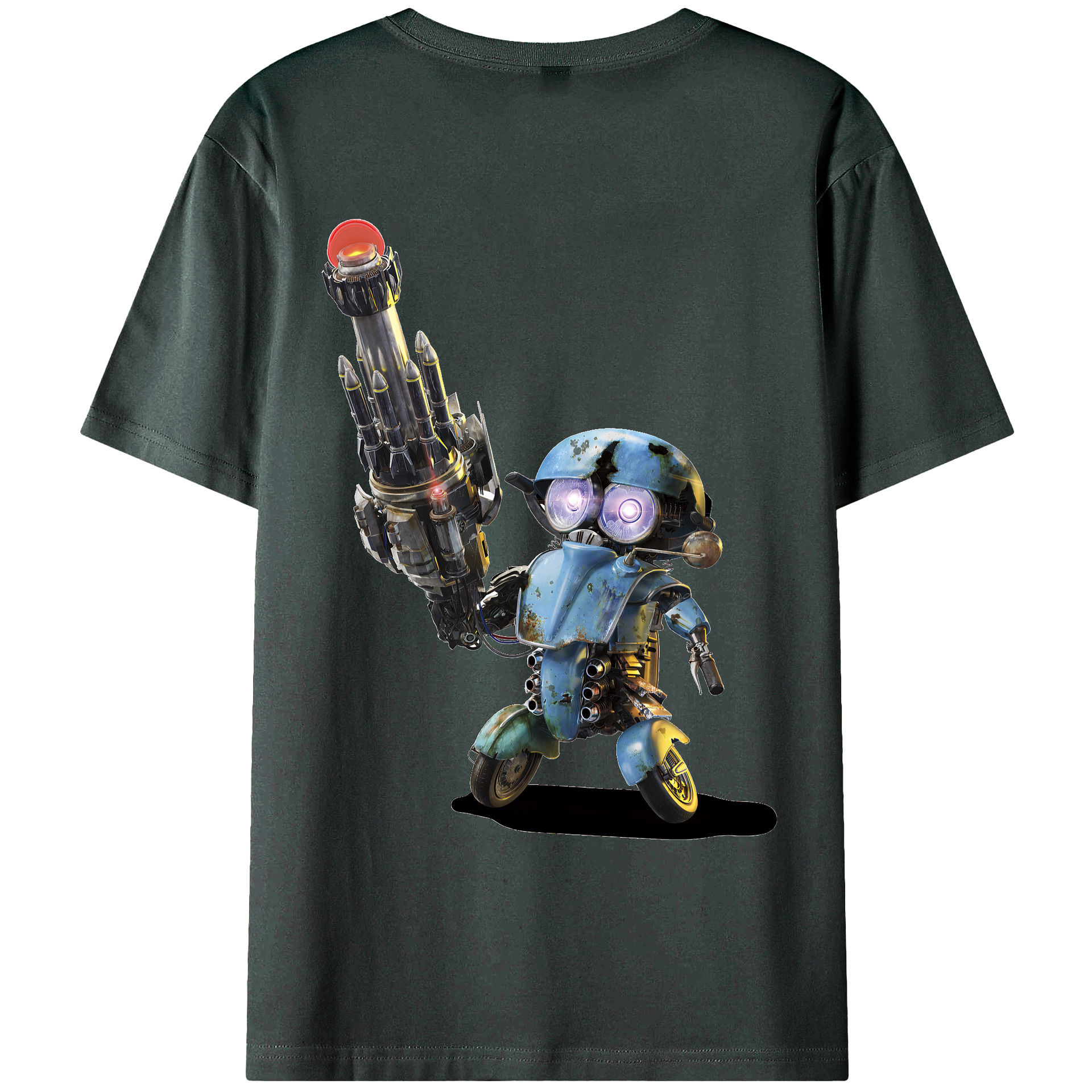 （画像用） Transformers トランスフォーマー 綿100％ メンズ半袖Tシャツ（バックプリント） 通気性